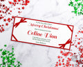 Christmas Gift Certificate Template- Ribbon *EDIT ONLINE*