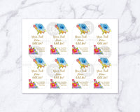 Favor Tags Printable- Bright Florals