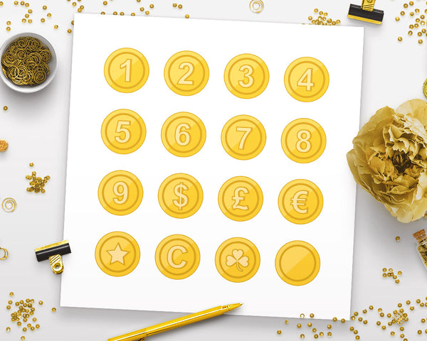 gold-coin-clipart-the-digital-download-shop for Free Printable Gold Coin Template Gold Coin Clipart | The Digital Download Shop for Free Printable Gold Coin Template