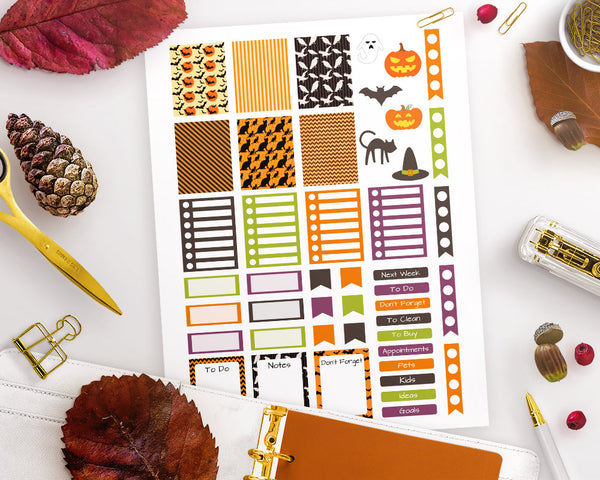 Halloween Printable Planner Stickers | The Digital Download Shop halloween-printable-planner-stickers-the-digital-download-shop
