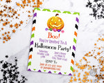 Halloween Party Invitation Template Printable Editable