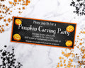 Halloween Carving Party Invitation Printable *EDIT ONLINE*
