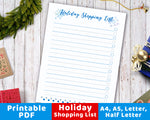 This holiday season, make sure you won't forget to get a gift for anyone by using this handy shopping list! | Christmas shopping, gift list, present checklist, #Christmas #printable #DigitalDownloadShop