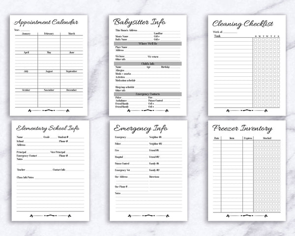 Home Management Binder Printable | The Digital Download Shop home-management-binder-printable-the-digital-download-shop