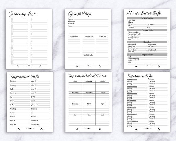 Home Management Binder Printable | The Digital Download Shop home-management-binder-printable-the-digital-download-shop