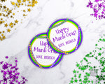 Mardi Gras Labels Printable Template- Beads