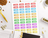 Migraine Tracker Printable Planner Stickers- The Digital Download Shop