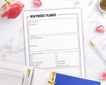 New Product Planner Printable