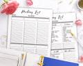 Packing List Printables- Pre-filled + Blank
