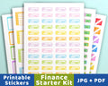Planner Starter Kit- Financial Stickers