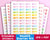 Planner Starter Kit- Health Stickers - The Digital Download Shop