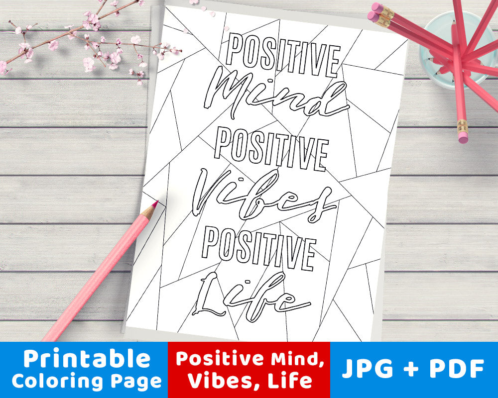 positive mind good vibes great life' Sticker