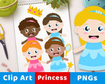 Princess Clipart- The Digital Download Shop
