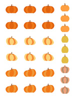 Pumpkin Fall Planner Stickers - The Digital Download Shop