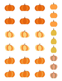 Pumpkin Fall Planner Stickers - The Digital Download Shop