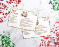 Photo Christmas Recipe Card Printable *EDIT ONLINE*