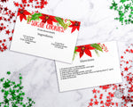 Christmas Recipe Card Printable Template