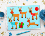 Holiday Reindeer Clipart