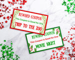Christmas Reward Coupon Template- Watercolor