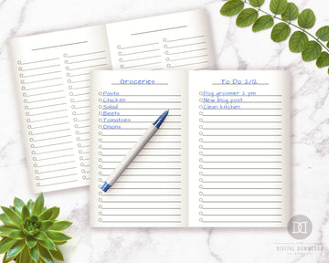 TN Pocket/Field Notes To Do Lists Printable