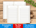 TN Pocket/Field Notes To Do Lists Printable