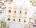 Thanksgiving Tags Printable- Turkeys *EDIT ONLINE*