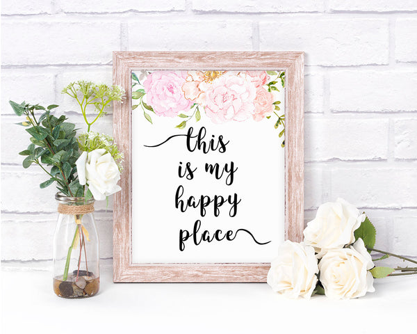This is My Happy Place Printable Typography Art | The Digital Download Shop this-is-my-happy-place-printable-typography-art-the-digital-download-shop