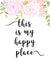 This is My Happy Place Printable Typography Art
