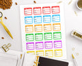 Trigger Tracker Printable Planner Stickers
