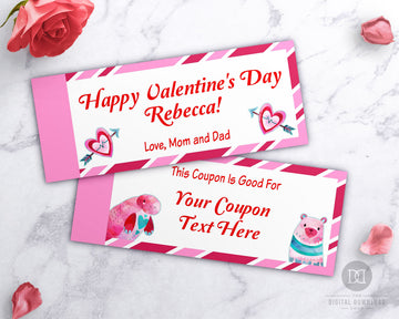 Kids Valentine's Day Coupon Book Template *EDIT ONLINE*