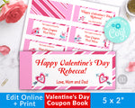 Kids Valentine's Day Coupon Book Template