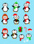 Holiday / Christmas Penguins Clipart