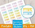 Appointment Reminder Printable Planner Stickers