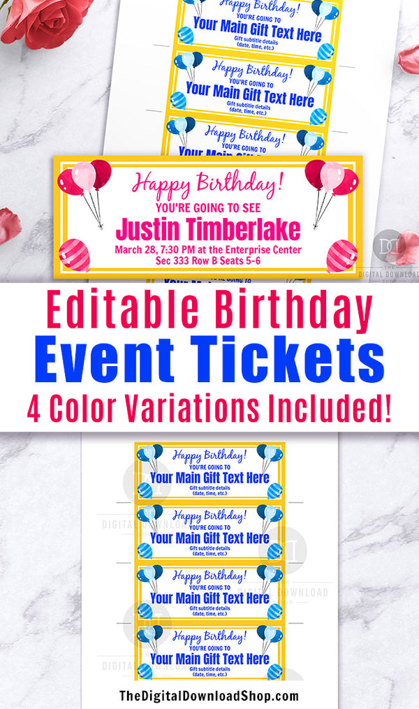 Event Ticket Editable Printable- Birthday | The Digital Download Shop event-ticket-editable-printable-birthday-the-digital-download-shop