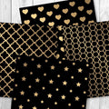 Black and Gold Digital Papers