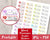 Blood Pressure Tracker Printable Planner Stickers - The Digital Download Shop