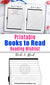 Books to Read Bullet Journal Printable- Use this reading list planner printable to keep track of all the books you want to read! | #reading #bulletJournal #planner #DigitalDownloadShop