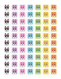 Boston Terrier Dog Printable Planner Stickers