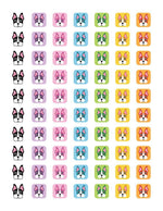 Boston Terrier Dog Printable Planner Stickers - The Digital Download Shop