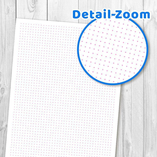Colored Dot Grid Bullet Journal Printable - The Digital Download Shop