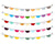 Colorful Bunting Clipart - The Digital Download Shop