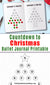Bullet Journal Christmas Countdown Printable- Use this bullet journal Christmas advent calendar printable for a fun, colorful way to countdown to Christmas! | bujo Christmas countdown, days til Christmas, days until Christmas, Christmas planner insert, journal insert, #Christmas #bulletJournal #DigitalDownloadShop