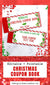 Christmas Coupon Book Editable Printable- This editable and printable coupon book makes the perfect printable Christmas stocking stuffer! | #stockingStuffer #ChristmasGiftIdeas #printable #couponBook #DigitalDownloadShop