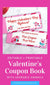 Kids Valentine's Day Coupon Book Template- This editable coupon book template makes a wonderful DIY Valentine's gift! | #DigitalDownloadShop