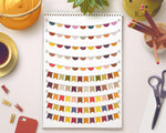 Fall Bunting Clipart - The Digital Download Shop