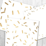 Gold Sprinkles Digital Paper - The Digital Download Shop