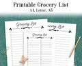 Grocery List Printable