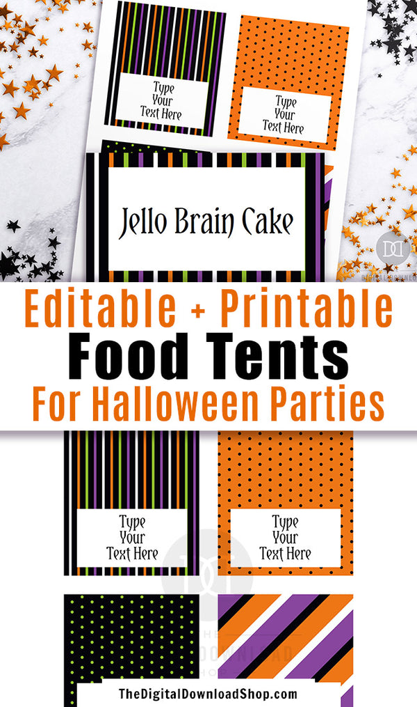 Halloween Food Tents Printable Editable | The Digital Download Shop halloween-food-tents-printable-editable-the-digital-download-shop