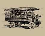 Moving Truck Vintage Image - The Digital Download Shop
