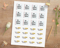 No School + Early Dismissal Printable Planner Stickers - The Digital Download Shop